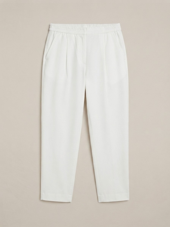 All Saints Pants - AllSaints White Aleida Tri Trouser Pants Pleated Ankle Casual EUC US 8